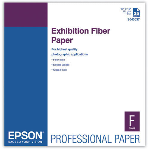 Epson Exhibition Fiber Paper 13x19 (25), papers sheet paper, Epson - Pictureline 