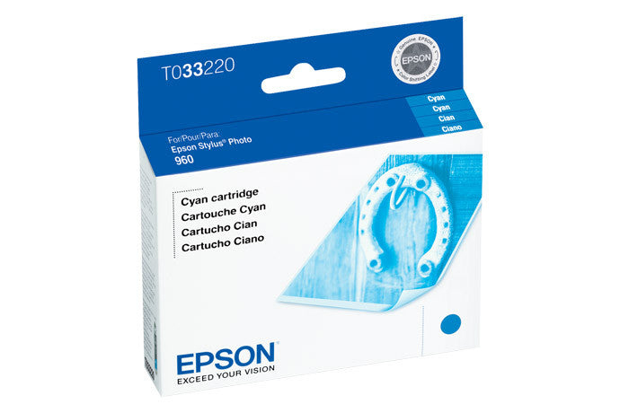 Epson T033220 960 Cyan Ink, printers ink small format, Epson - Pictureline 