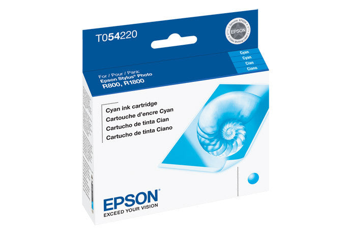 Epson T054220 R800/R1800 Cyan Ink, printers ink small format, Epson - Pictureline 