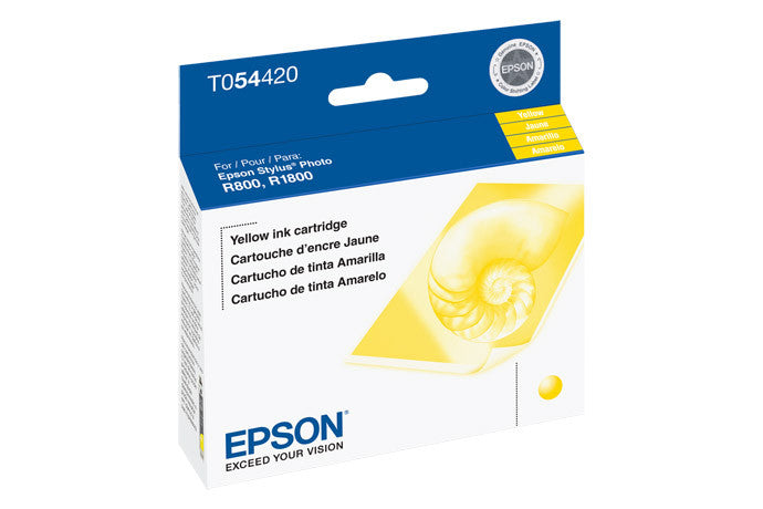 Epson T054420 R800/R1800 Yellow Ink, printers ink small format, Epson - Pictureline 