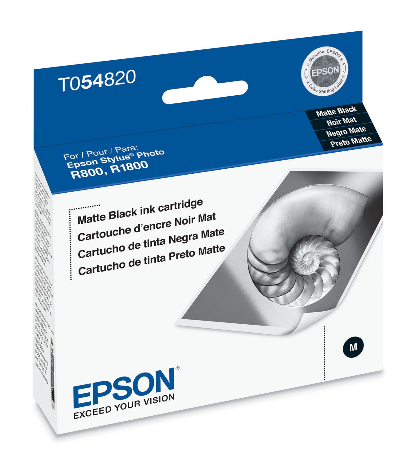 Epson T054820 R800/R1800 Matte Black Ink, printers ink small format, Epson - Pictureline  - 1