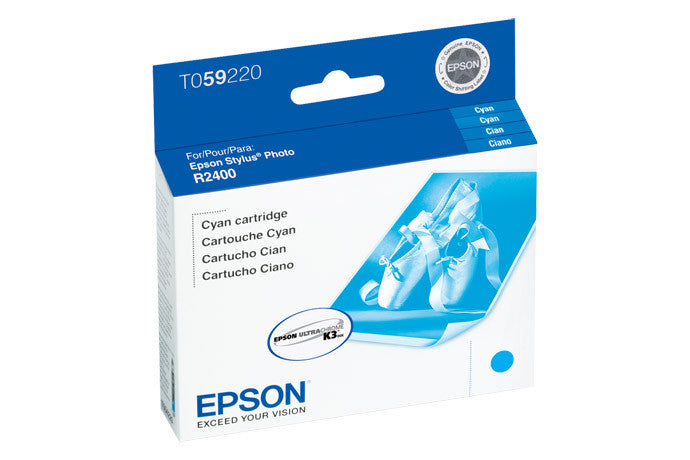 Epson T059220 R2400 Ink Cyan, printers ink small format, Epson - Pictureline 