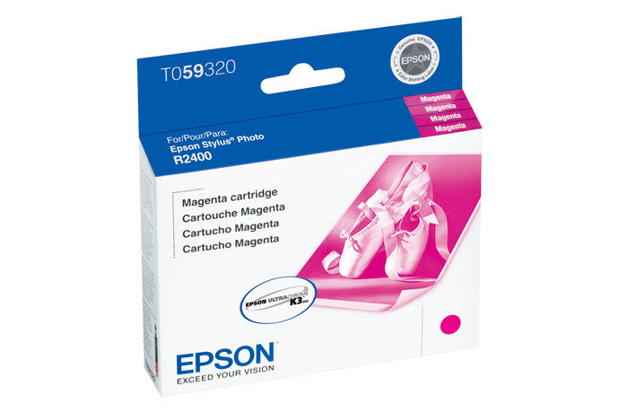 Epson T059320 R2400 Ink Magenta, printers ink small format, Epson - Pictureline 