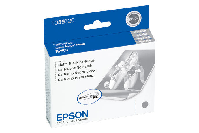 Epson T059720 R2400 Ink Light Black, printers ink small format, Epson - Pictureline 