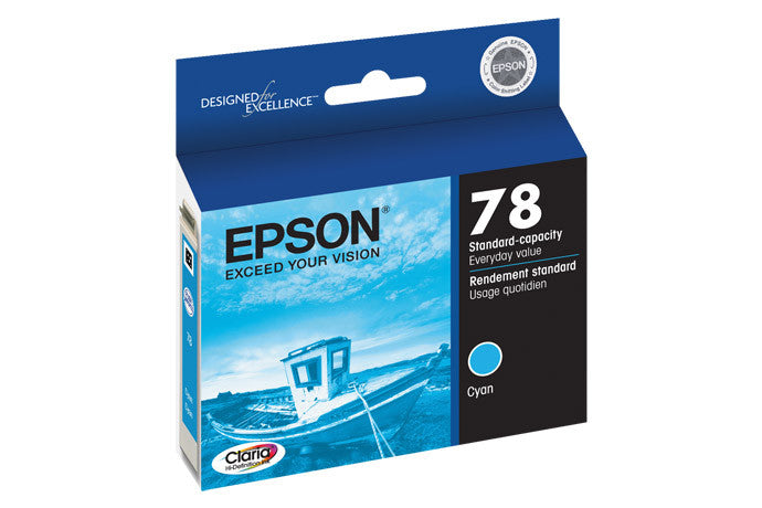 Epson T078220 Artisan 50 Ink Cyan (78), printers ink small format, Epson - Pictureline 