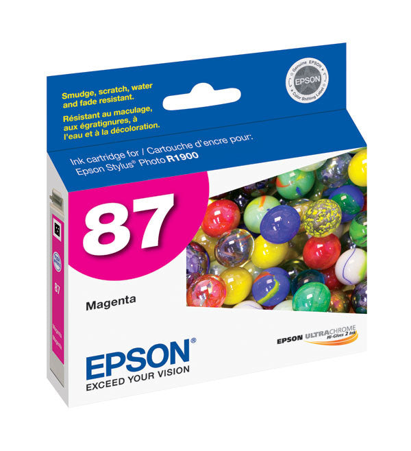 Epson T087320 R1900 Magenta Ink, printers ink small format, Epson - Pictureline 