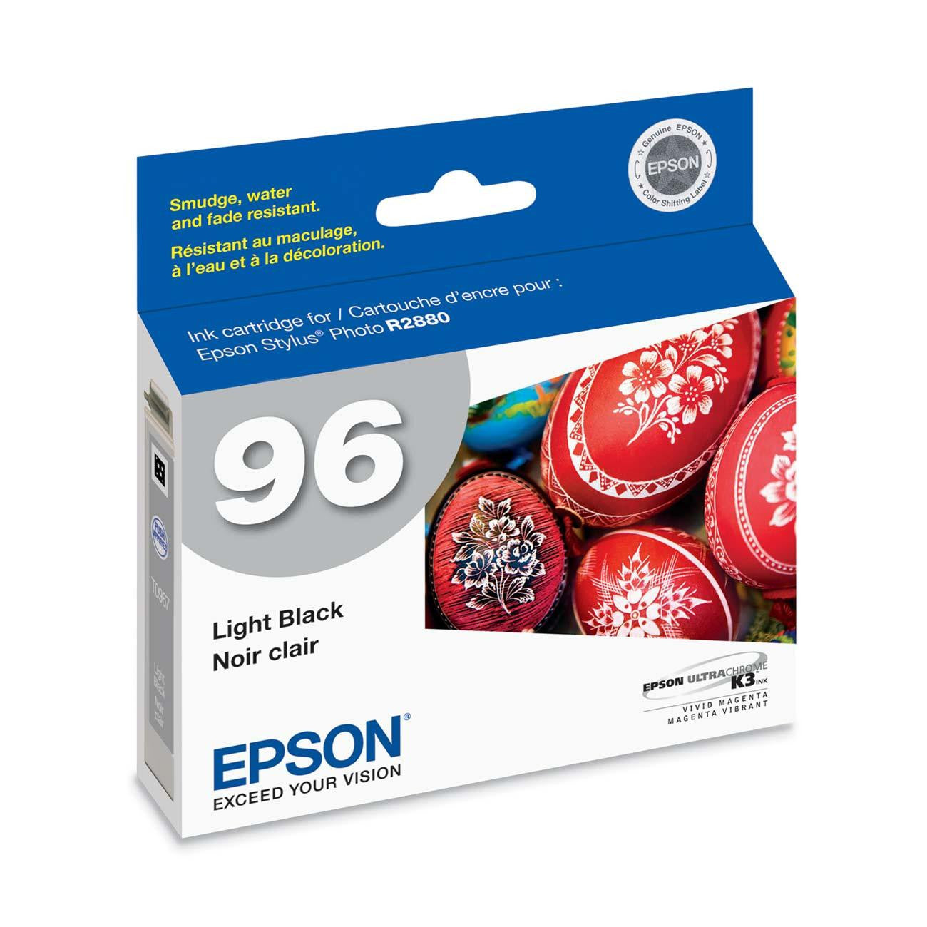 Epson T096720 R2880 Light Black Ink Cartridge (96), printers ink small format, Epson - Pictureline 