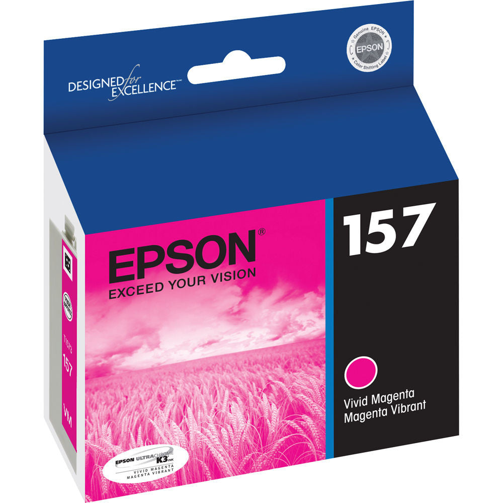 Epson T157320 R3000 Vivid Magenta Ink, printers ink small format, Epson - Pictureline 