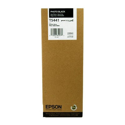 Epson T544100 9600 Photo Black 220ml Ink, papers ink large format, Epson - Pictureline 
