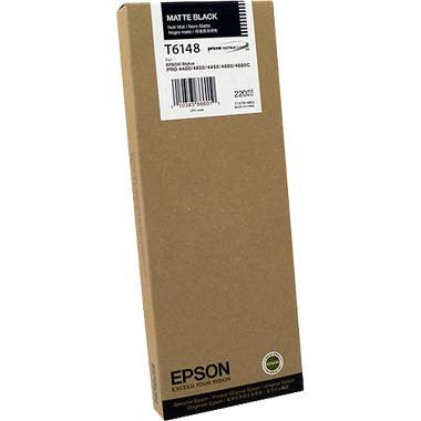 Epson T614800 4880/4800 Ink Matte Black 220ml, papers ink large format, Epson - Pictureline 