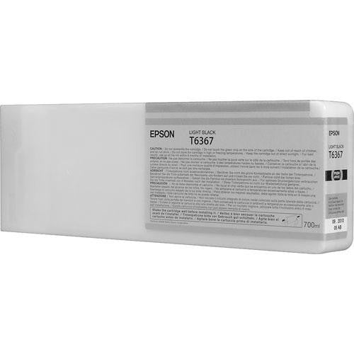 Epson T636700 7900/7890/9890/9900 Ultrachrome HDR Ink 700ml Light Black, papers ink large format, Epson - Pictureline  - 2