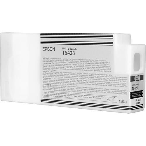 Epson T642800 7900/7890/9890/9900 Ultrachrome HDR Ink 150ml Matte Black, papers ink large format, Epson - Pictureline  - 2
