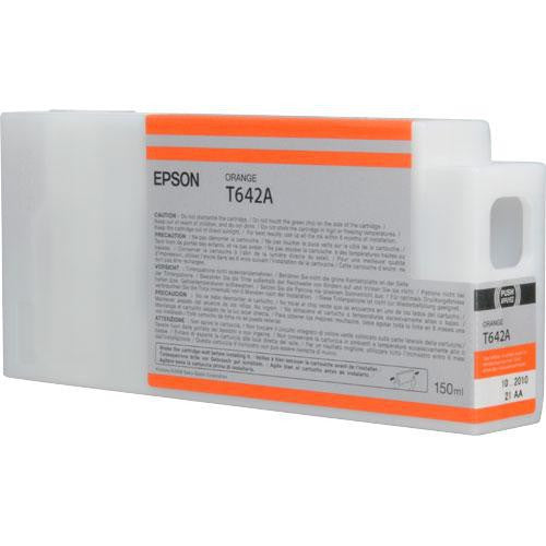 Epson T642A00 7900/9900 Ultrachrome HDR Ink 150ml Orange, papers ink large format, Epson - Pictureline  - 2