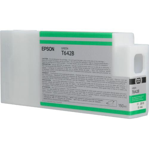 Epson T642B00 7900/9900 Ultrachrome HDR Ink 150ml Green, papers ink large format, Epson - Pictureline  - 2