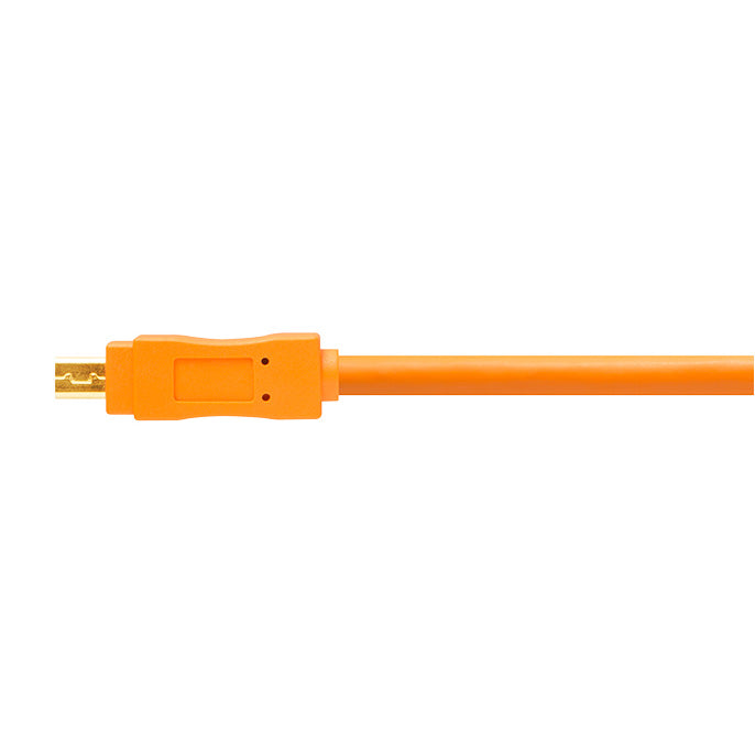 Tether Tools TetherPro USB 2.0 to Mini-B 8-Pin, 15' (4.6m), ORG
