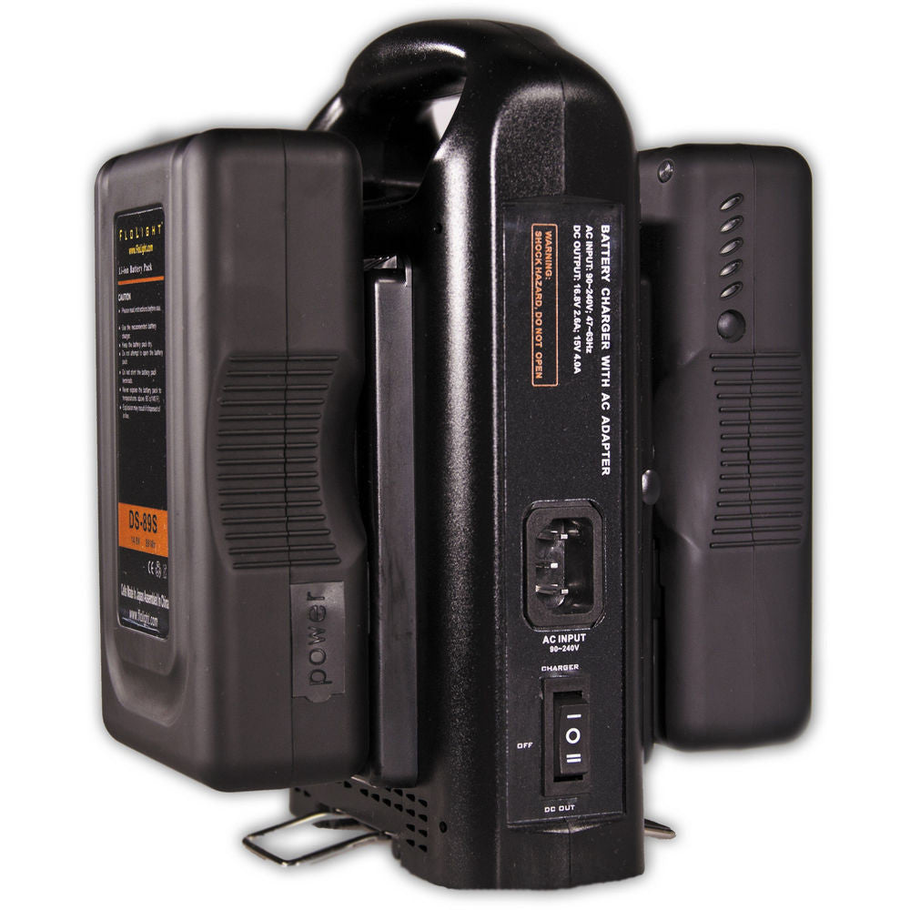 FloLight 89Wh V-Mount 2-Battery/Charger Kit, lighting led lights, Flolight - Pictureline  - 2