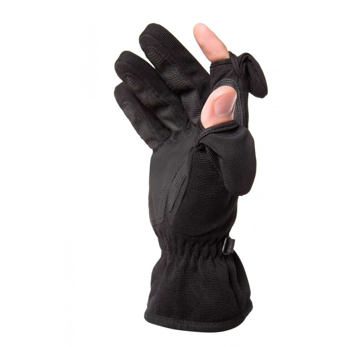 Freehands Men’s Stretch Thinsulate Gloves Large (Black)