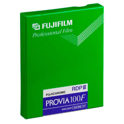 Fujichrome Provia 100F 4x5 Film (20 Sheets), camera film, Fujifilm - Pictureline 