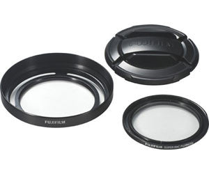 Fujifilm X20 Lens Hood and Filter Set Black, lenses hoods, Fujifilm - Pictureline 