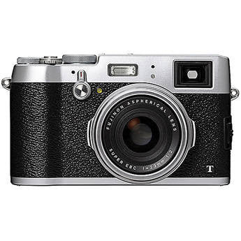 Fujifilm X100T Digital Camera (Silver), camera point & shoot cameras, Fujifilm - Pictureline  - 1