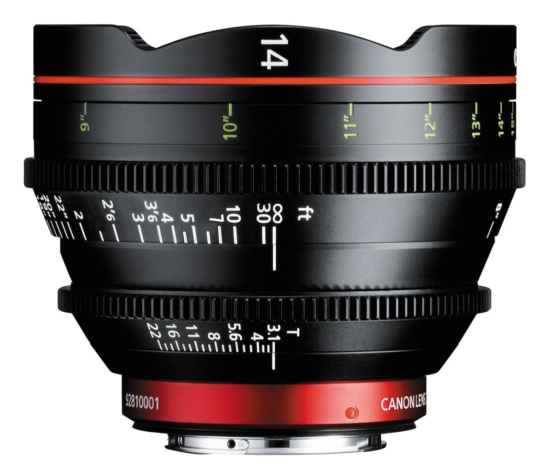 Canon EF CN-E 14mm T3.1 L F Cine Lens, lenses cinema, Canon - Pictureline  - 3