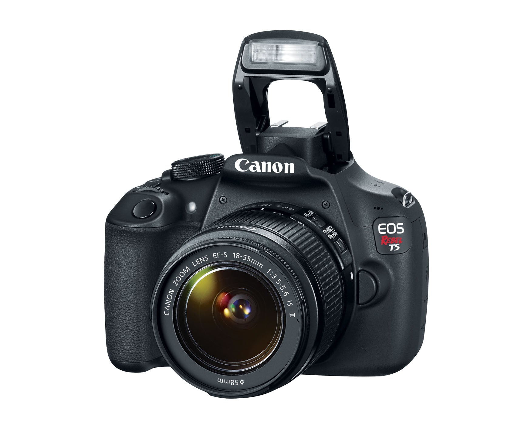 Canon EOS Rebel T5 18-55 IS II Kit (Black), discontinued, Canon - Pictureline  - 4