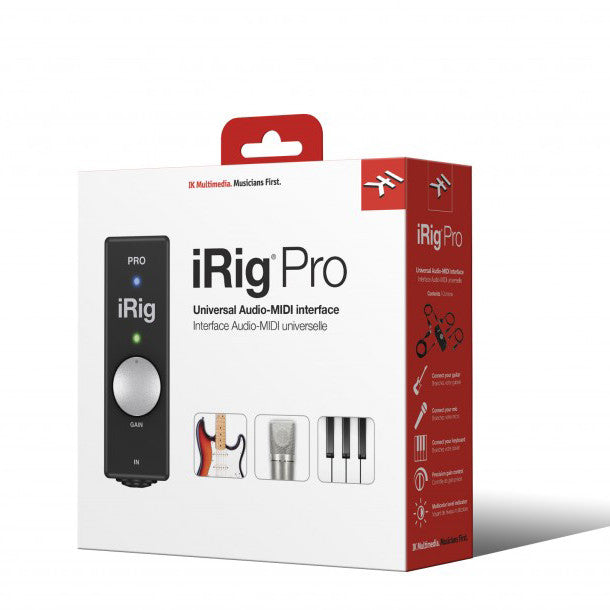 Interfaz para Guitarra Eléctrica IOS/MAC/PC IK Multimedia - IP-IRIG-HD Interfaz para Guitarra Eléctrica IOS/MAC/PC IK Multimedia - IP-IRIG-HD