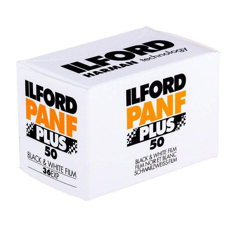 Ilford Pan F Plus 135-36 Black & White Negative Film (ISO 50 - One Roll), camera film, Ilford - Pictureline 