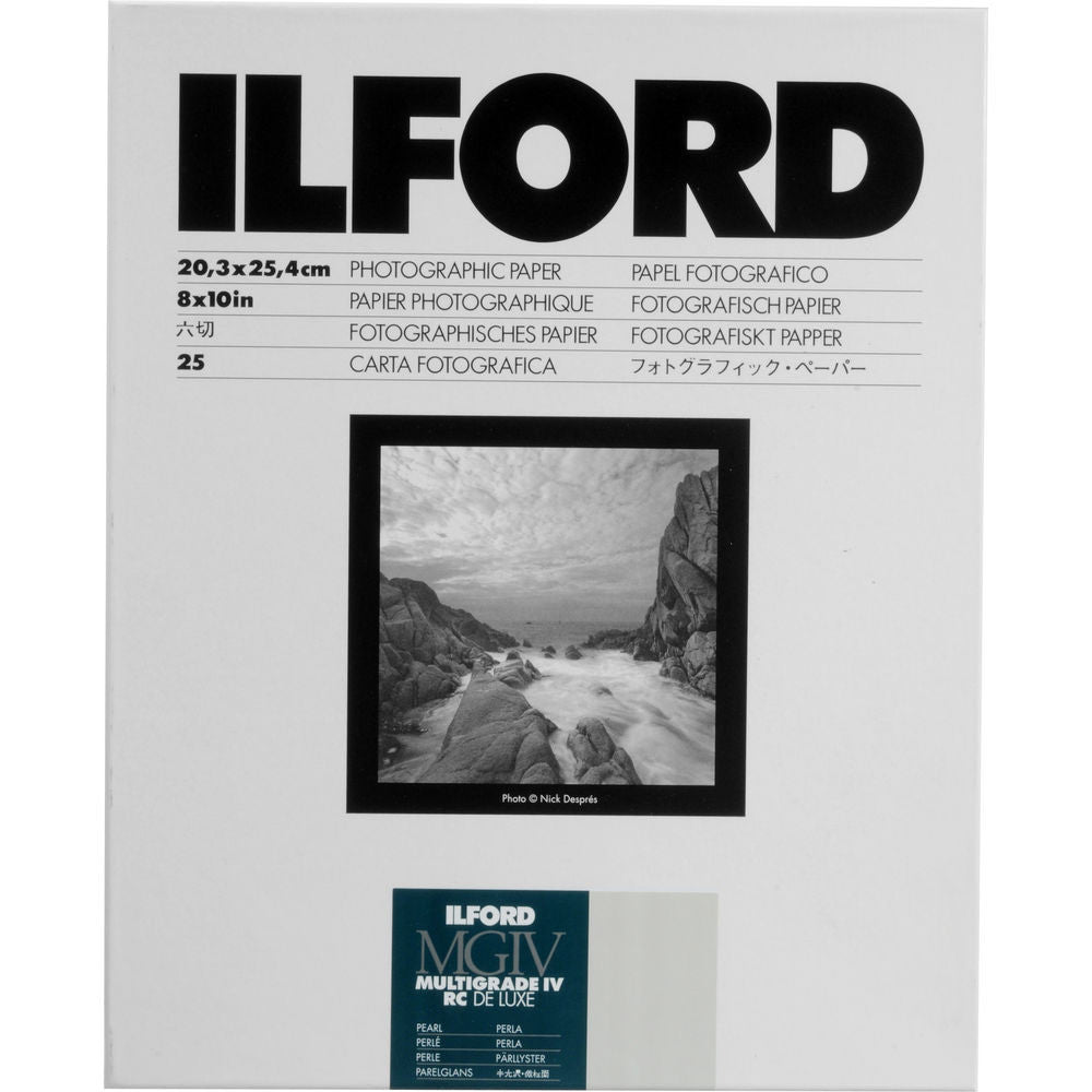 Ilford MG IV RC Pearl 8X10 25, camera film darkroom, Ilford - Pictureline 