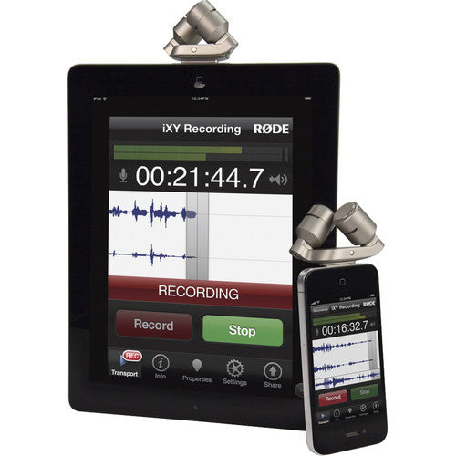 RODE iXY-L Stereo Recording Microphone for iPhone or iPad, video audio microphones & recorders, RODE - Pictureline  - 3