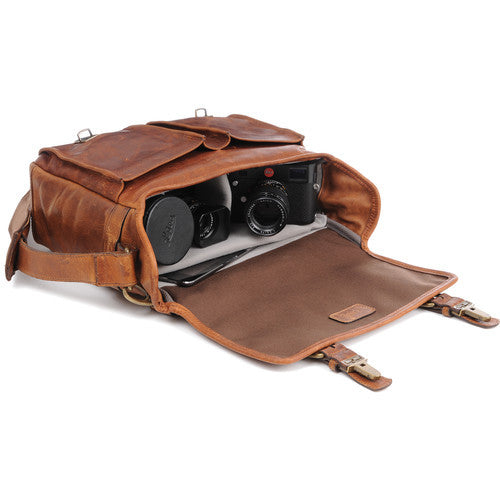 ONA Prince Street Camera Bag Antique Cognac, bags shoulder bags, ONA - Pictureline  - 4