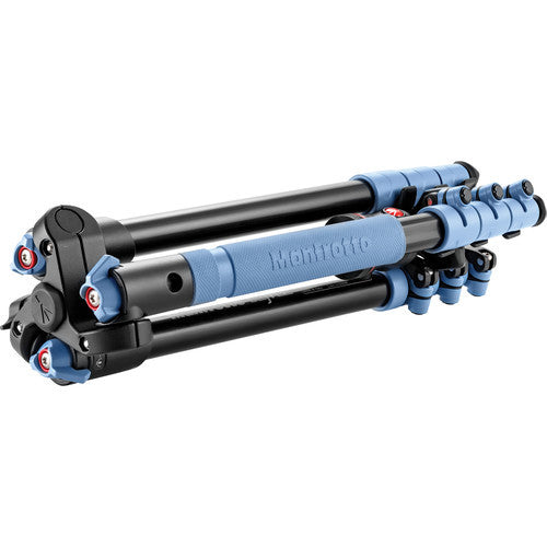 Manfrotto MKBFRA4L-BH Befree Compact Travel Tripod Blue, tripods travel & compact, Manfrotto - Pictureline  - 2