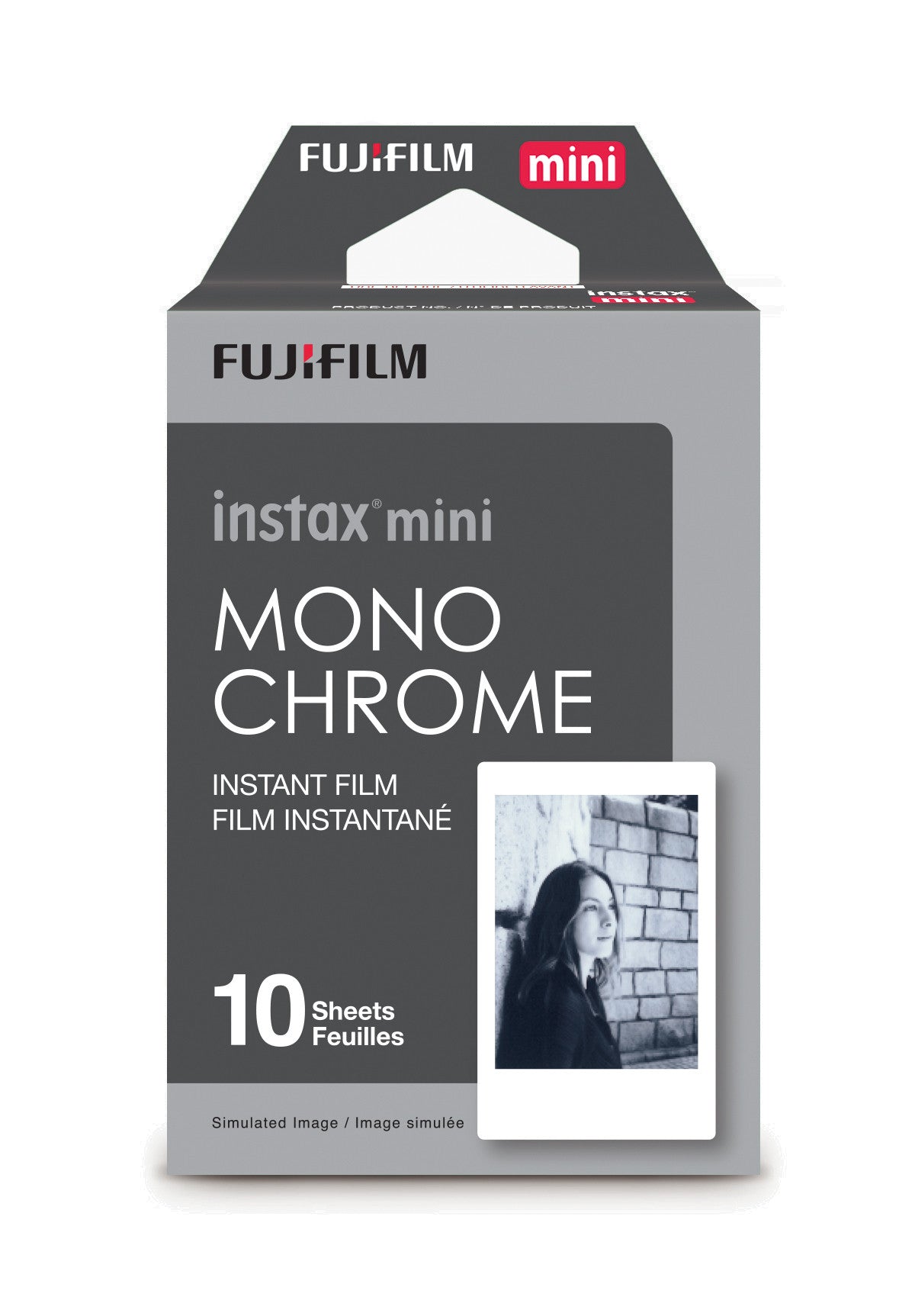 Fujifilm INSTAX Mini Monochrome Instant Film (10 Exposures), camera film, Fujifilm - Pictureline  - 1