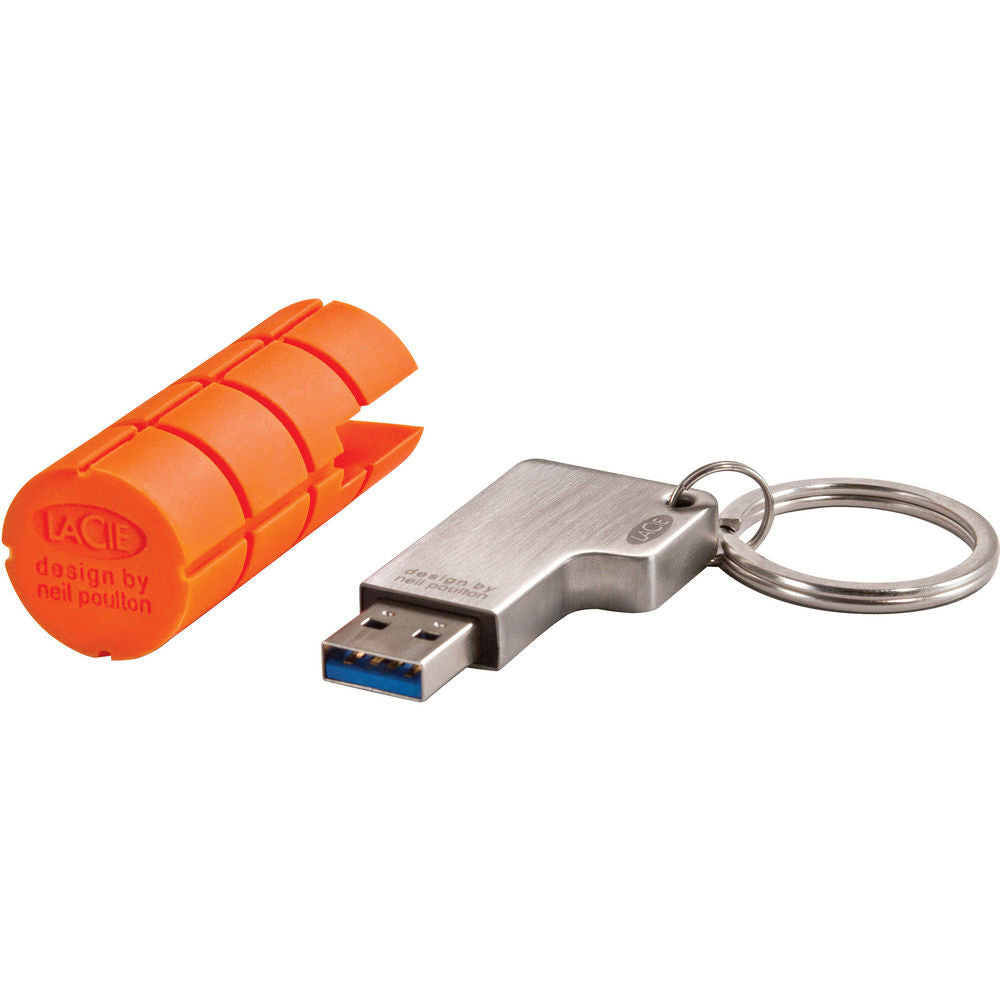 LaCie RuggedKey USB 3.0 Flash Drive 16GB, computers flash storage, Lacie - Pictureline  - 5
