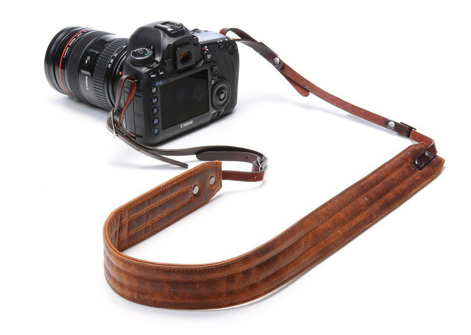 ONA Presidio Camera Strap - Antique Cognac, camera straps, ONA - Pictureline  - 1