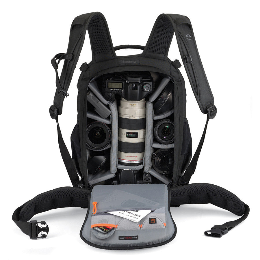 Lowepro Flipside 400 AW Camera Backpack (Black), bags backpacks, Lowepro - Pictureline  - 3
