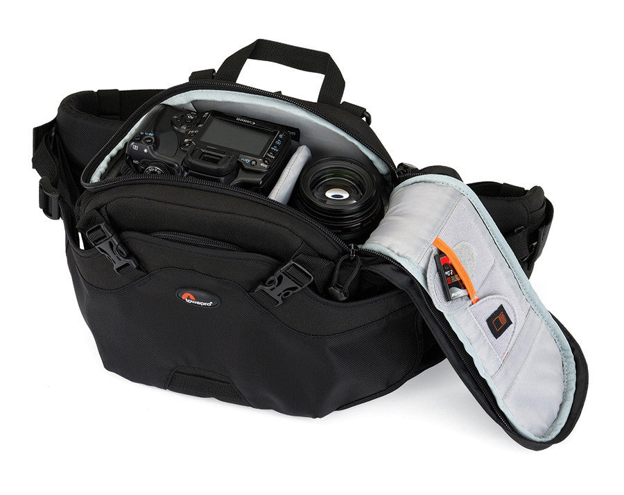 Lowepro Inverse 100 AW Camera Beltpack (Black), bags belt packs, Lowepro - Pictureline  - 3
