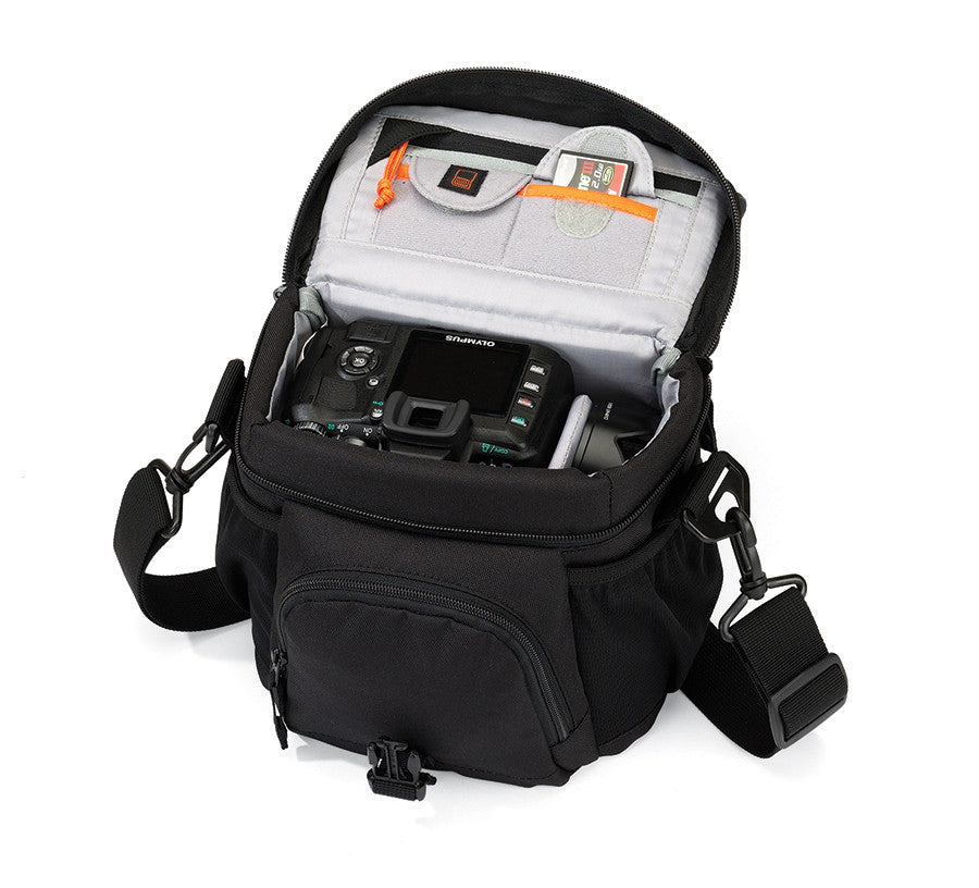 Lowepro Nova 140 AW Camera Shoulder Bag (Black), bags shoulder bags, Lowepro - Pictureline  - 2