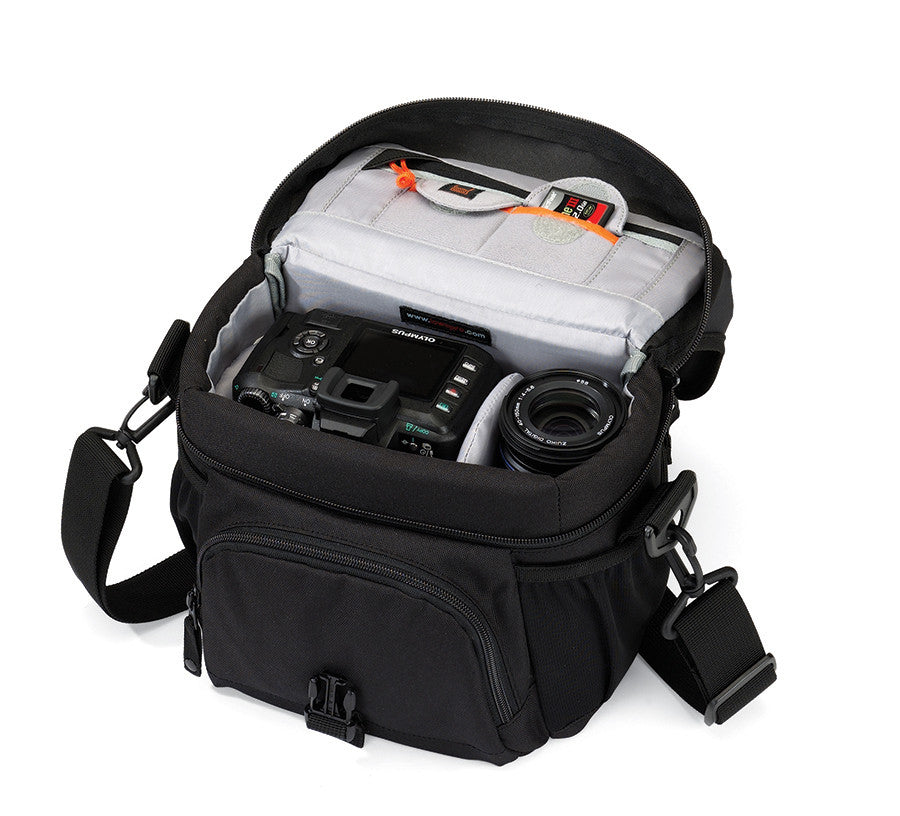 Lowepro Nova 160 AW Camera Shoulder Bag (Black), bags shoulder bags, Lowepro - Pictureline  - 3