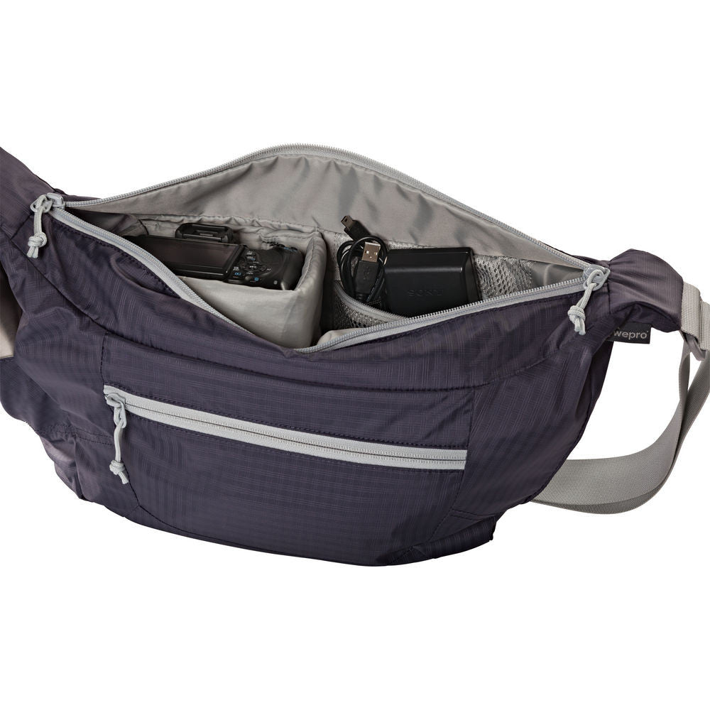 Lowepro Photo Sport Shoulder 18L Camera Bag (Purple/Grey), discontinued, Lowepro - Pictureline  - 3