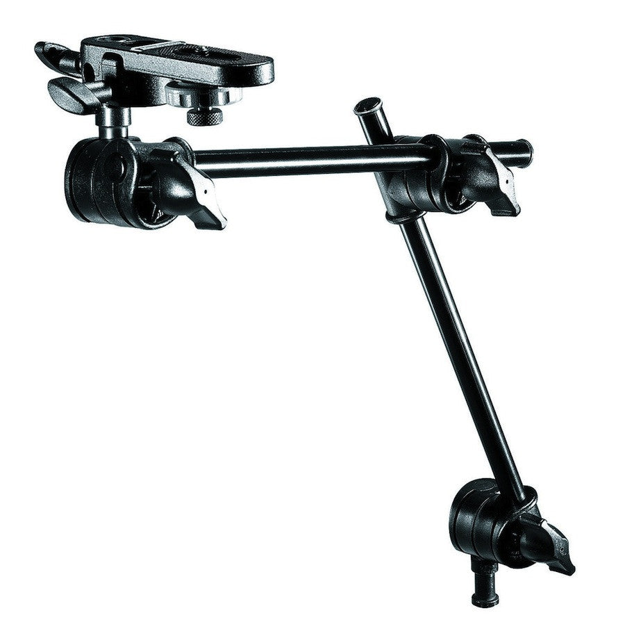 Manfrotto 196B-3 2-Section Single Articulated Arm w/Camera Bracket (143Bkt), supports general accessories, Manfrotto - Pictureline 