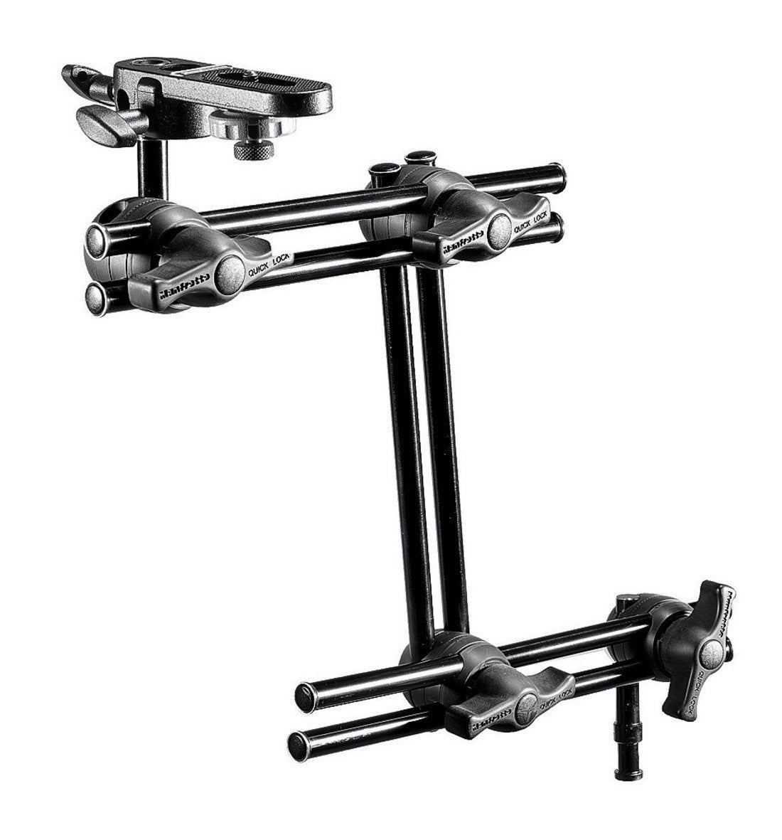 Manfrotto 396B-3 3-Section Double Articulated Arm With Camera Bracket, supports general accessories, Manfrotto - Pictureline 