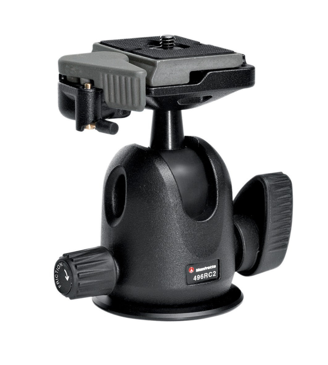 Manfrotto 496RC2 Compact Ball Head, tripods ball heads, Manfrotto - Pictureline 