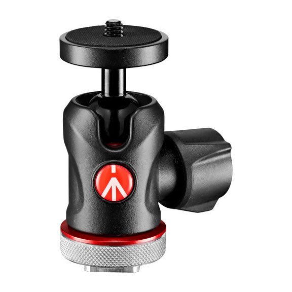 Manfrotto MH492LCD Micro Ball Head w/hot shoe mount