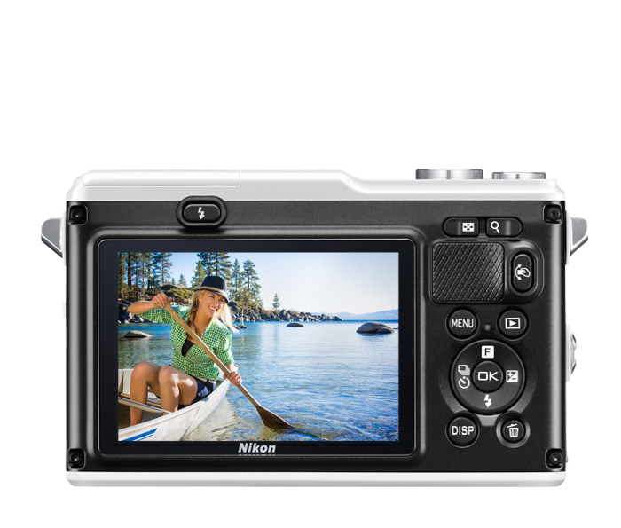 Nikon 1 AW1 Waterproof Digital Camera with AW 11-27.5mm Lens (White), discontinued, Nikon - Pictureline  - 2