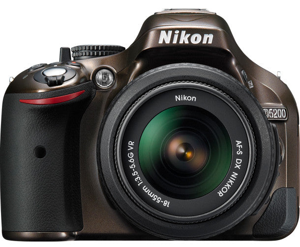 Nikon D5200 DX Digital SLR Camera w/ 18-55mm DX VR Lens (Bronze), discontinued, Nikon - Pictureline  - 1
