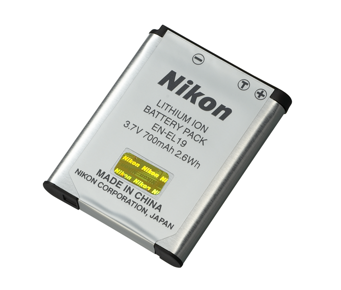 Nikon EN-EL19 Rechargeable Battery, camera batteries & chargers, Nikon - Pictureline 