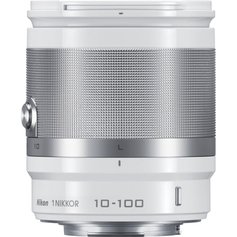 Nikon 1 Nikkor 10-100mm f/4-5.6 VR CX Lens White, discontinued, Nikon - Pictureline 