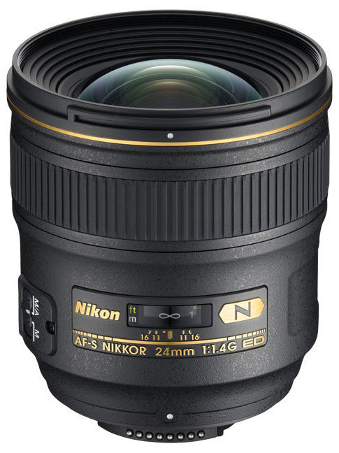 Nikon 24mm f/1.4G ED AF-S NIKKOR Lens, lenses slr lenses, Nikon - Pictureline 