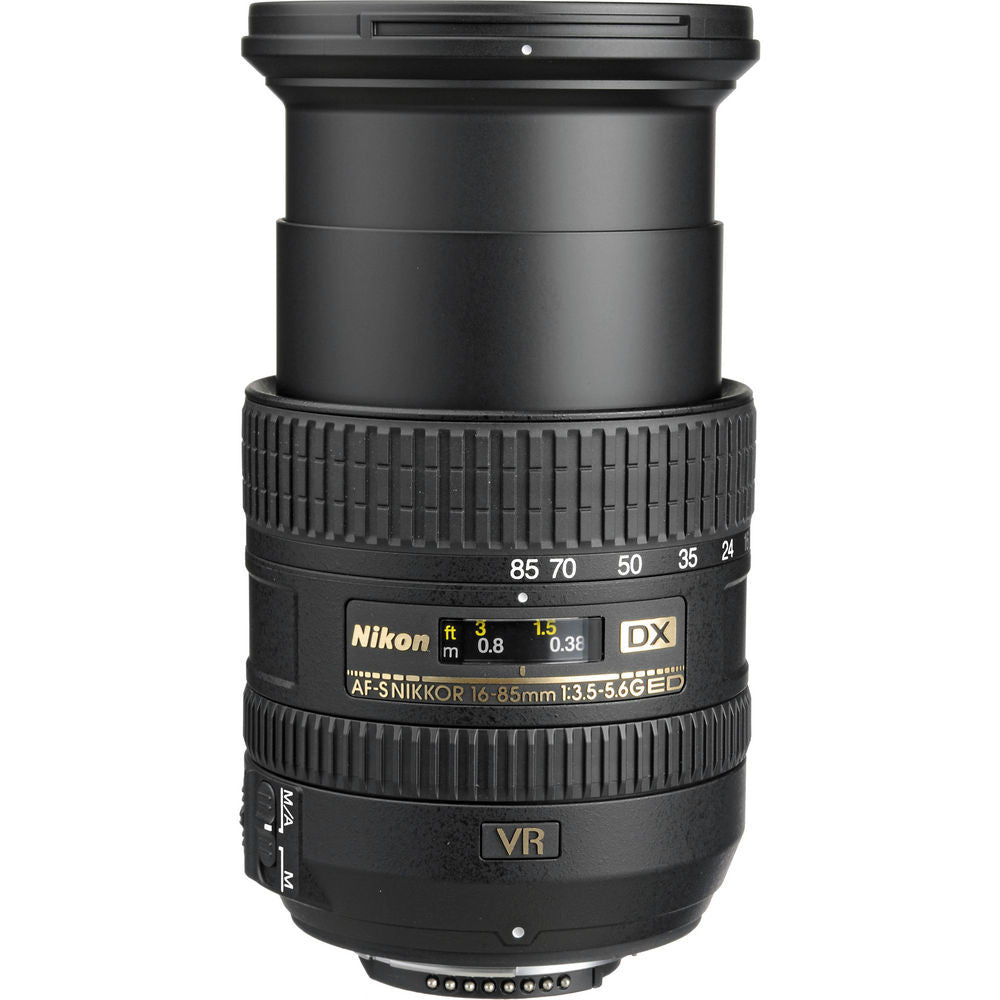 Nikon 16-85mm f/3.5-5.6G ED AF-S DX VR Nikkor Lens, lenses slr lenses, Nikon - Pictureline  - 3